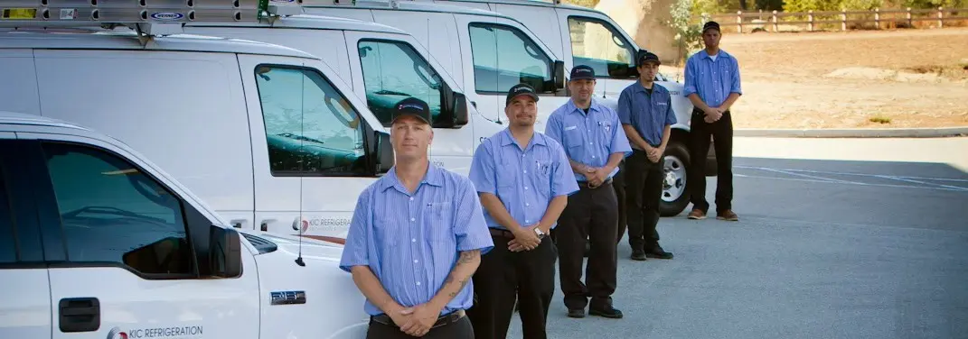 KIC Refrigeration crew ready for Heat Pump Installation jobs across Pacific Grove